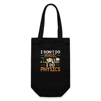 Physicist | Science Physics Students Gifts - Gift Bag for Bottles - black - Front