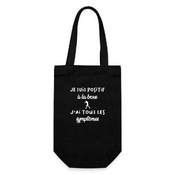 Je suis positif à la boxe t-shirt homme cadeau - Sac à bouteille - noir - Devant