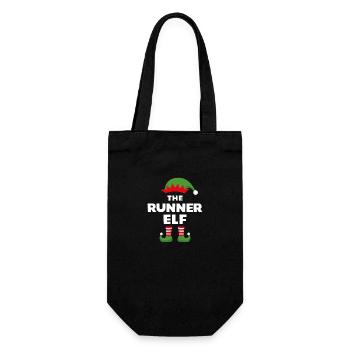 The Runner Elf - Gift Bag for Bottles - black - Front