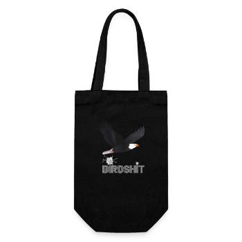 BIRDSHIT EAGLE - COLOR - Gift Bag for Bottles - black - Front