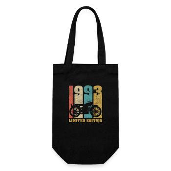 Vintage Moto 1993 Rétro Cadeau D'anniversaire - Sac à bouteille - noir - Devant