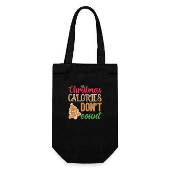 Cadeaux de Noël Noël - Sac à bouteille - noir - Devant