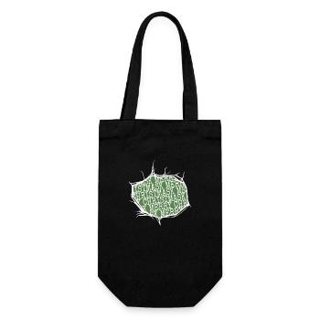 Gift Idea Bodybuilder Joke Beach Holiday - Gift Bag for Bottles - black - Front