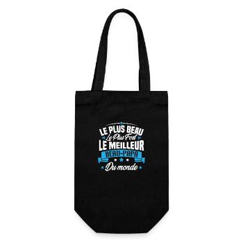 Le meilleur beau papa du monde - Sac à bouteille - noir - Devant