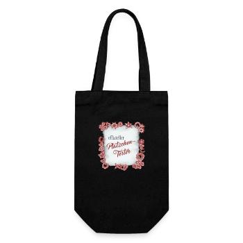 Offizieller Plätzchen Tester - Geschenkbeutel für Flaschen - Schwarz - Vorne