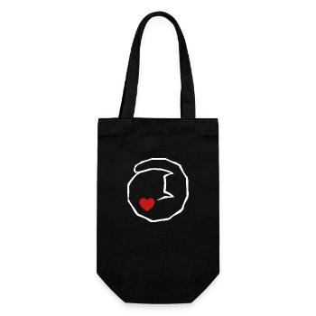 Animal endormi - Sac à bouteille - noir - Devant