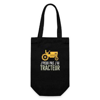 Tracteur - Sac à bouteille - noir - Devant