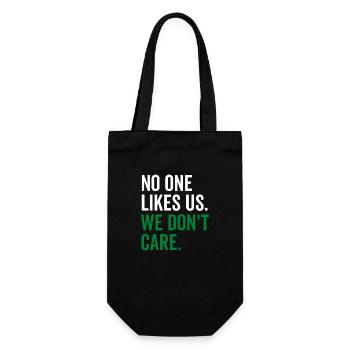 No One Likes Us We Don't Care - Gift Bag for Bottles - black - Front