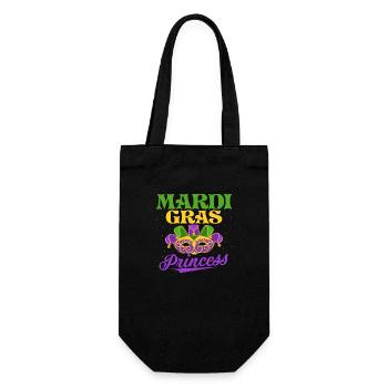 Mardi Gras Princess Parade BeadsParty - Gift Bag for Bottles - black - Front