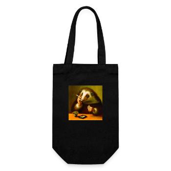 Dream hedgehog - Gift Bag for Bottles - black - Front