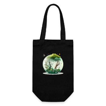 La forêt miniature - Sac à bouteille - noir - Devant