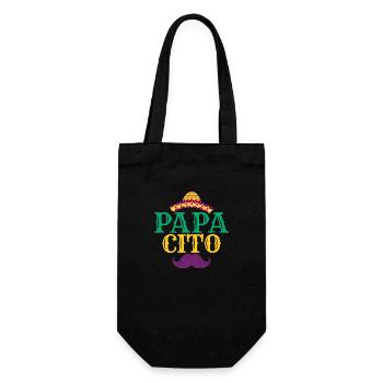Papacito Party Cinco De Mayo - Geschenkbeutel für Flaschen - Schwarz - Vorne