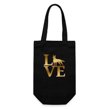 Amour Malinois - Sac à bouteille - noir - Devant