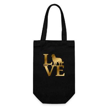 Amour des bergers australiens - Sac à bouteille - noir - Devant