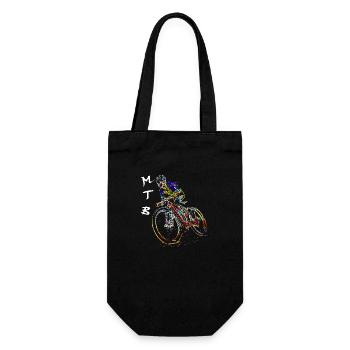 MTB MTB downhill - Gift Bag for Bottles - black - Front