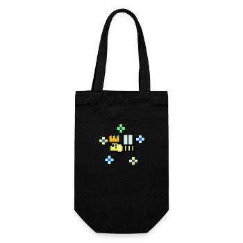 Queen Bee - Gift Bag for Bottles - black - Front