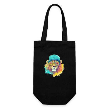 Izi le lion cool - Sac à bouteille - noir - Devant