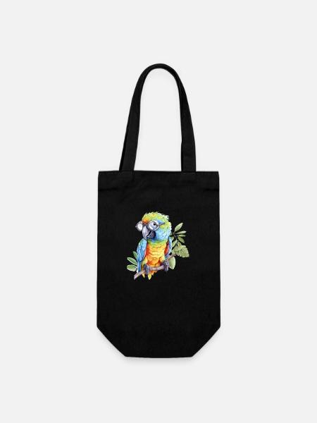 Jackoo le perroquet - Sac à bouteille - noir