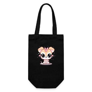 Nalla la petite chienne triste - Sac à bouteille - noir - Devant