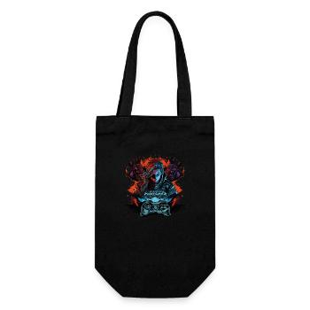 Gaming Punisher - Gamer Nerd Video Game Console PC - Gift Bag for Bottles - black - Front