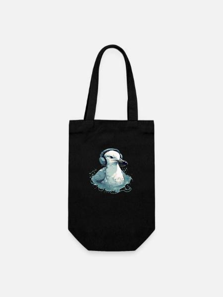 Mila la mouette audiophile - Gavepose til flasker - sort