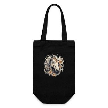 Horse dream - Gift Bag for Bottles - black - Front