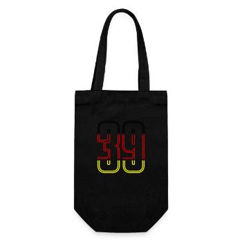 39 Symbole numérique Allemagne - Sac à bouteille - noir - Devant