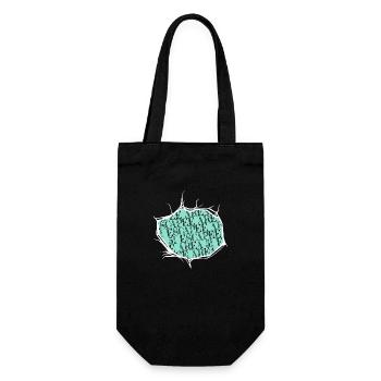 sayings funny authors editor funny sayings humor - Geschenkbeutel für Flaschen - Schwarz - Vorne