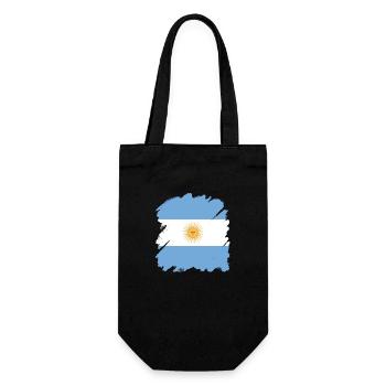 Argentina Flag South America Argentine Flag - Gift Bag for Bottles - black - Front
