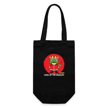 Chinese New Year Dragon Vietnam I Gift - Gift Bag for Bottles - black - Front