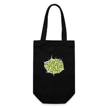 Happy Family Love Adoption Gift Bitcoin Lover - Gift Bag for Bottles - black - Front