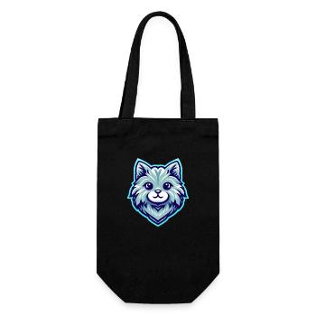 Cute Cat - Gift Bag for Bottles - black - Front