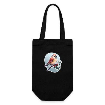 Oiseau d’hiver - Sac à bouteille - noir - Devant