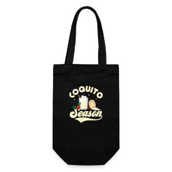 Boisson portoricaine au rhum et à la noix de de Coquito Season - Sac à bouteille - noir - Devant