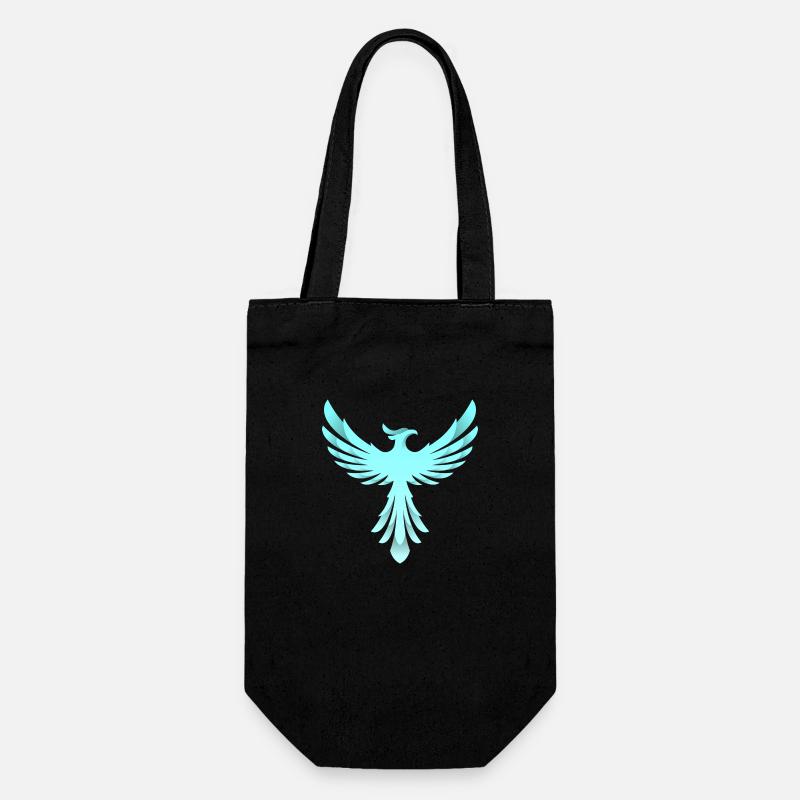Phoenix Logo - Geschenkbeutel für Flaschen - Schwarz