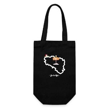 Destination Noël Breton - Sac à bouteille - noir - Devant