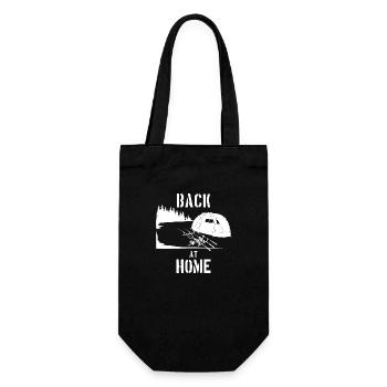 Back at Home Carphunter Carp Carp Carp Angler - Gift Bag for Bottles - black - Front