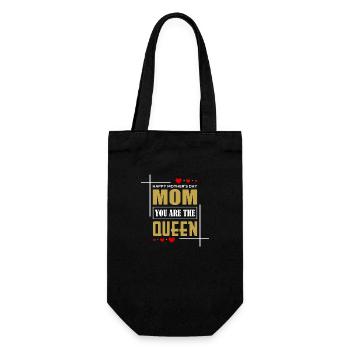 Happy Mothers Day - Gift Bag for Bottles - black - Front