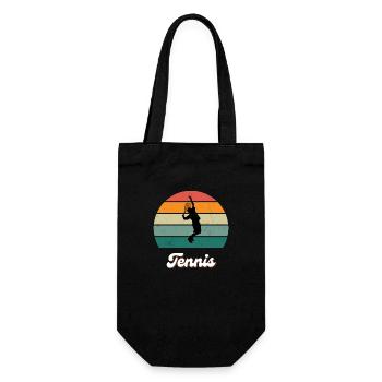 Légende du tennis rétro - Sac à bouteille - noir - Devant