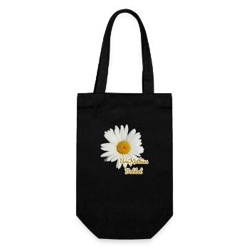 Unikathies flower - Geschenkbeutel für Flaschen - Schwarz - Vorne