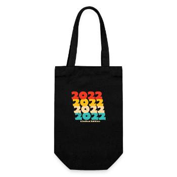 2022: Limited Edition - 2nd Anniversary - Gift Bag for Bottles - black - Front