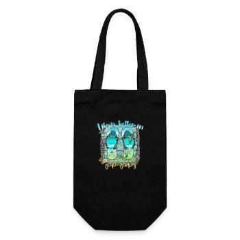 été lac nature flore art piscine mer plage amour - Sac à bouteille - noir - Devant