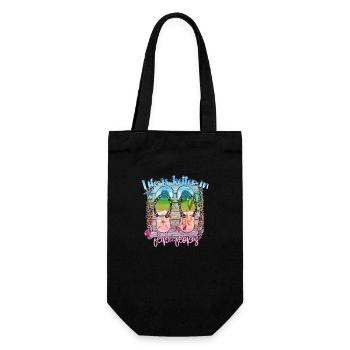 été lac nature flore art piscine mer plage amour - Sac à bouteille - noir - Devant