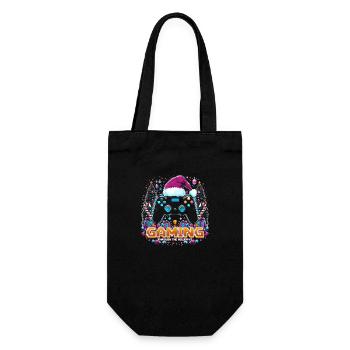 Christmas Gaming Controller - Gift Bag for Bottles - black - Front