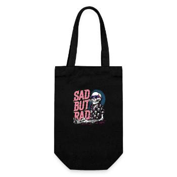 Cool goth look with depth - Gift Bag for Bottles - black - Front