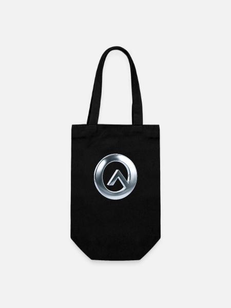 Chrome métallisé Un look, une élégance simple - Sac à bouteille - noir