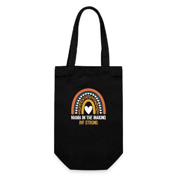 Hope and strength on the IVF journey - Gift Bag for Bottles - black - Front