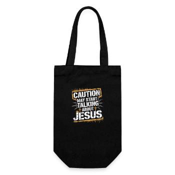 Joy of faith full of passion - Gift Bag for Bottles - black - Front