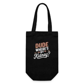 Funny statement saying about the surgery - Gift Bag for Bottles - black - Front