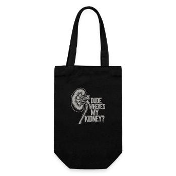 Funny statement saying about the surgery - Gift Bag for Bottles - black - Front